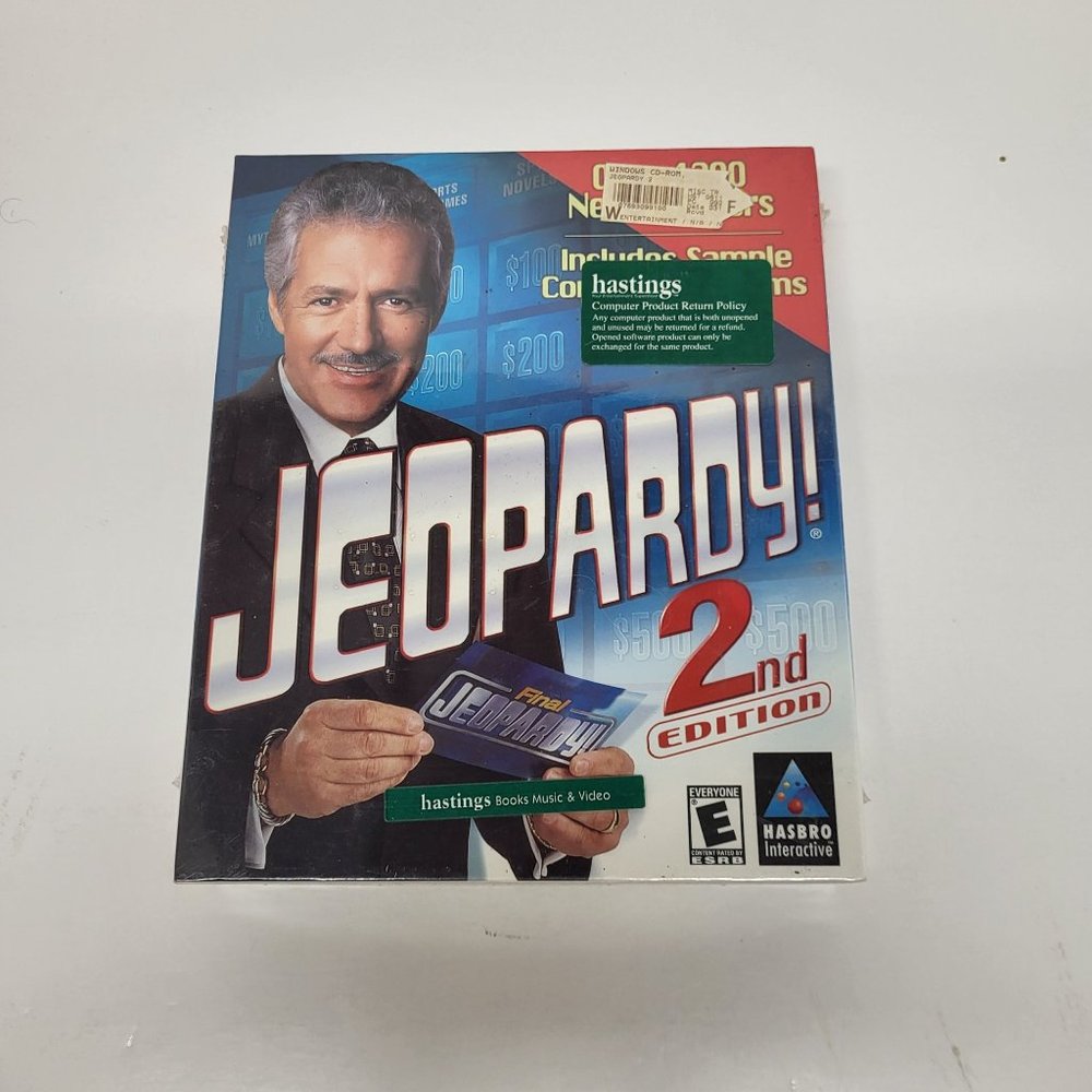 New Sealed‎ Jeopardy! 2nd Edition (PC, 2000) Hasbro Interactive